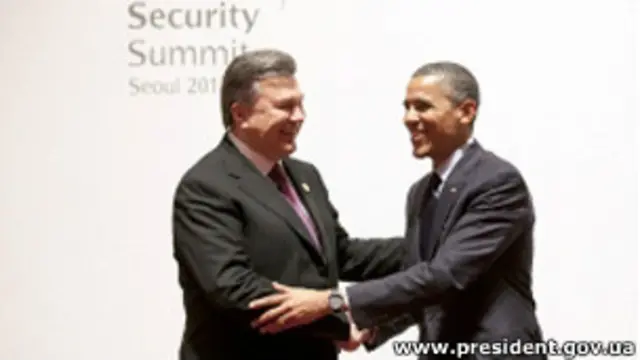 Янукович и Обама