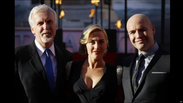 بيلي زين، کيټ وينسلټ او جيمز کامرون.