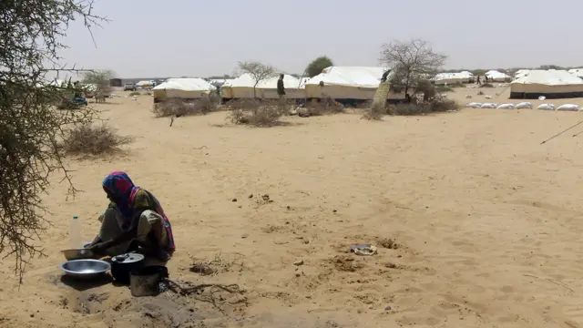 Wani sansanin 'yan gudun hijira na Hukumar Kula da 'Yan Gudun Hijira ta Majalisar Dinkin Duniya a garin Abala da ke Nijar