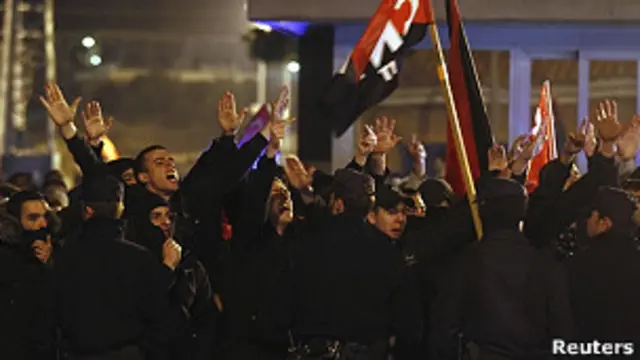 Протесты в Мадриде