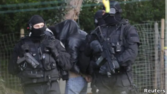 Penangkapan tersangka teroris di Prancis 