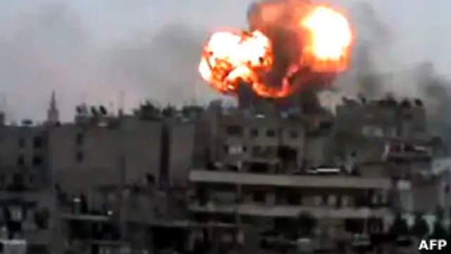 Обстрел Хомса