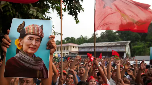 Pendukung Liga Nasional untuk Demokrasi