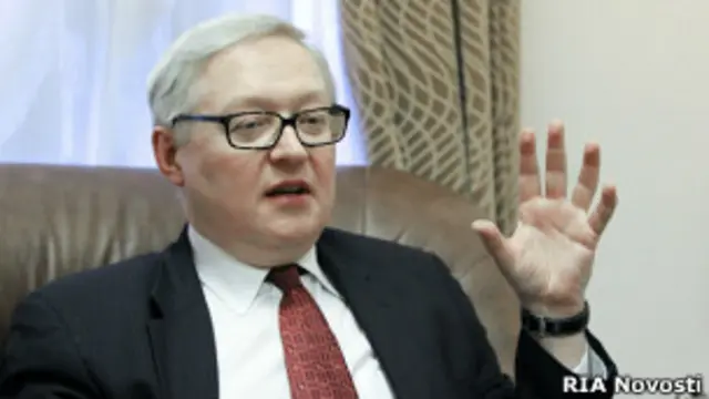 آقای ریابکف گفت روسیه در حال ارزیابی اسناد ارائه شده توسط سوریه است