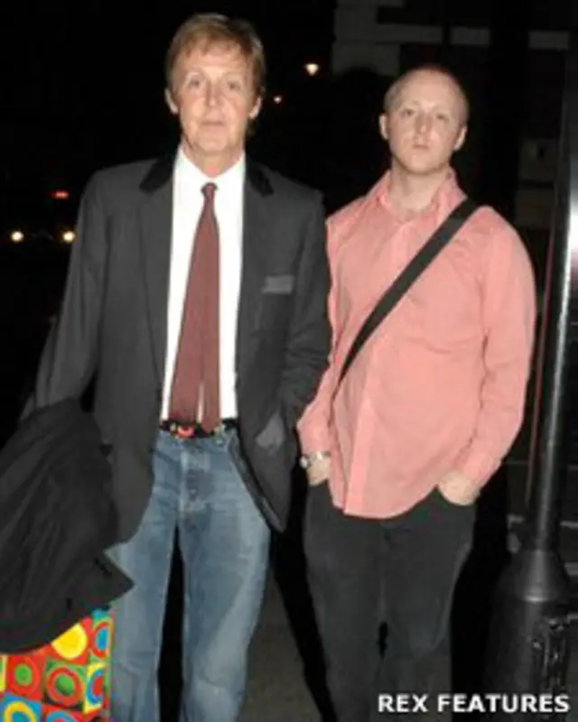 сэр Пол и Джеймс Маккартни