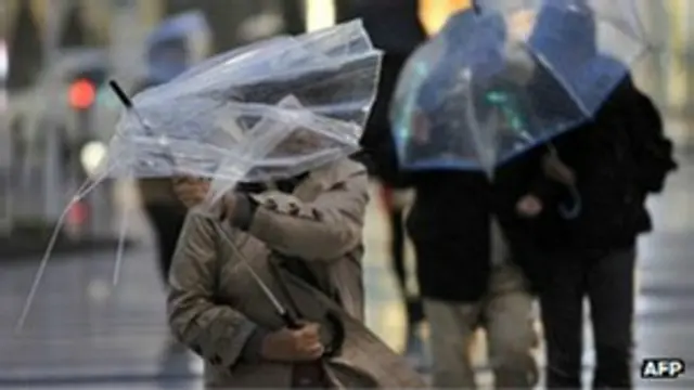 Ураган в Японии