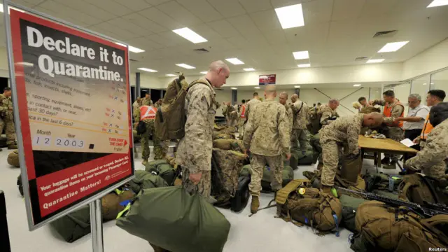 Marinir AS tiba di Darwin