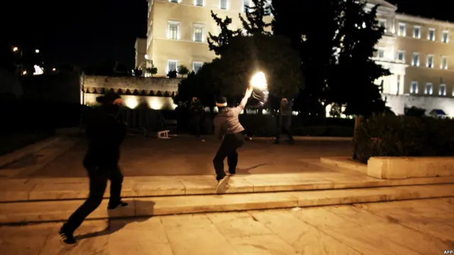 Unjuk rasa di Athena