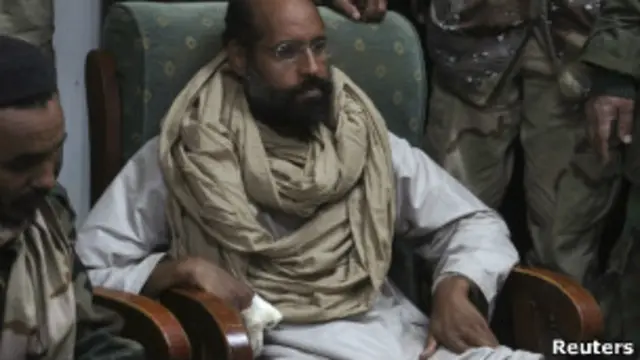 Saif al-Islam didakwa dengan tuduhan pelanggaran HAM.