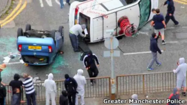 Мародеры на улицах Манчестера