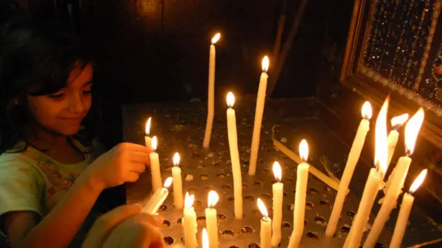 احتفال المسيحيين بمصر