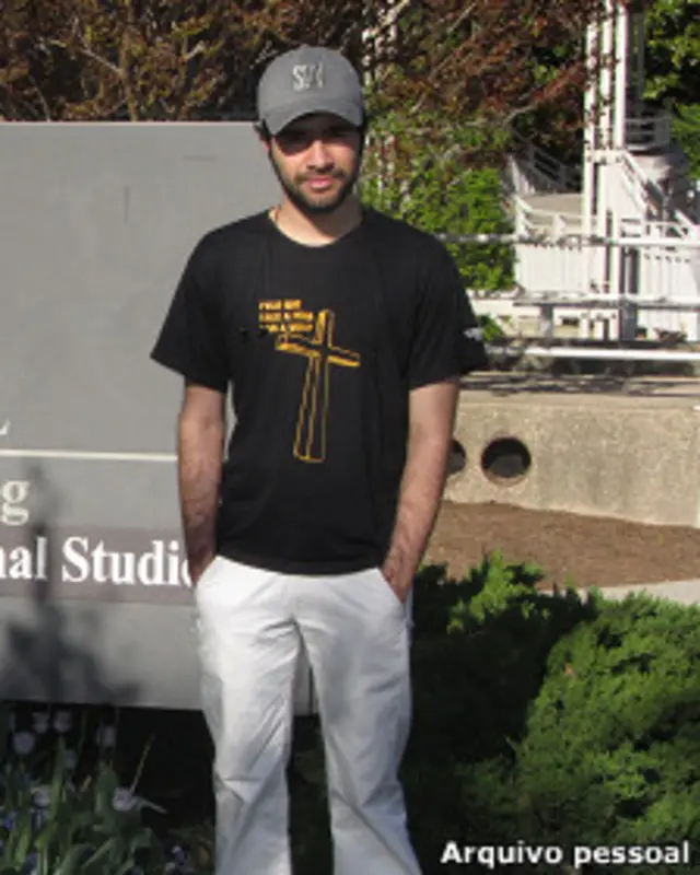 Matheus Teixeira na Catholic University of America (CUA)