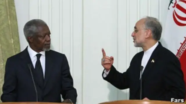 کوفی عنان گفته بود که ایران باید "بخشی از راه حل سوریه" باشد