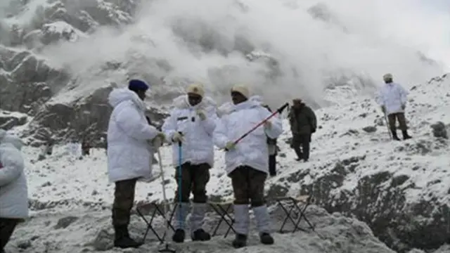 सियाचिन में तैनात सैनिक 
