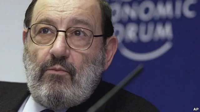 Umberto Eco, penulis asal Italia, dikenal melalui novelnya The Name of The Rose.