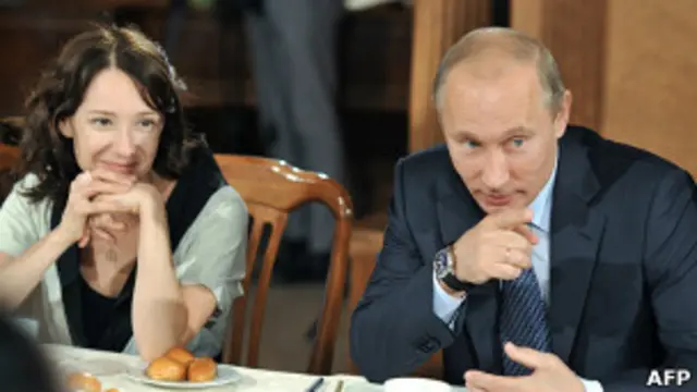 Чулпан Хаматова и Владимир Путин