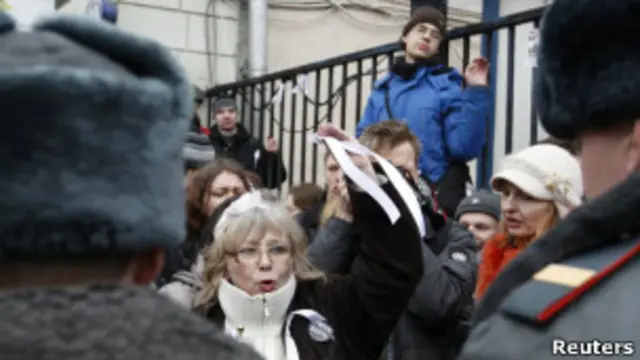 Акция протеста экологов на Карасной площади