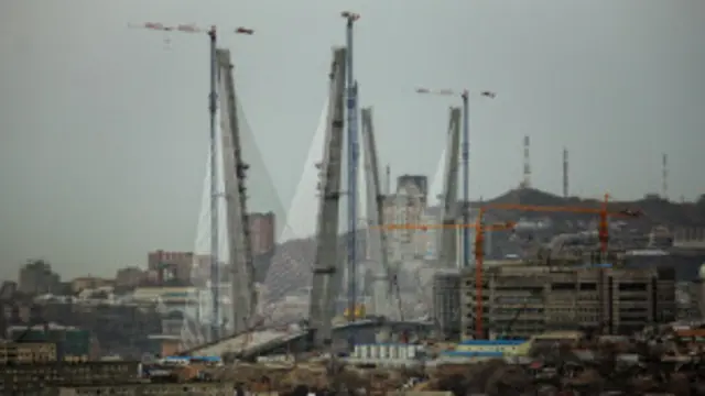 Cây cầu mới xây ở Vladivostock