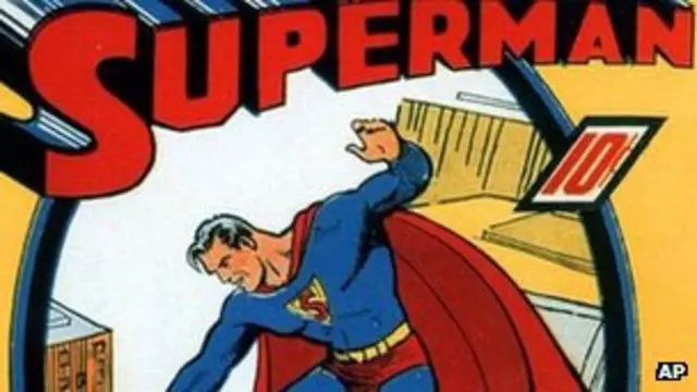 Capa do primeiro gibi do Super-homem, de 1939 (AP)