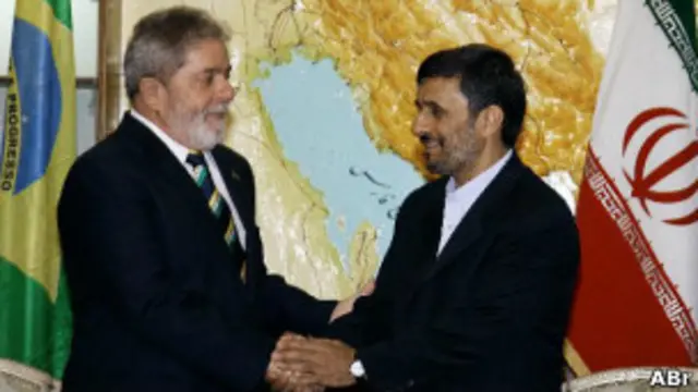 Lula e Ahmadinejad. Foto: Ricardo Stuckert / PR