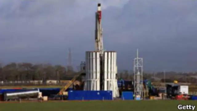 Скважина по добыче сланцевого газа в Ланкашире