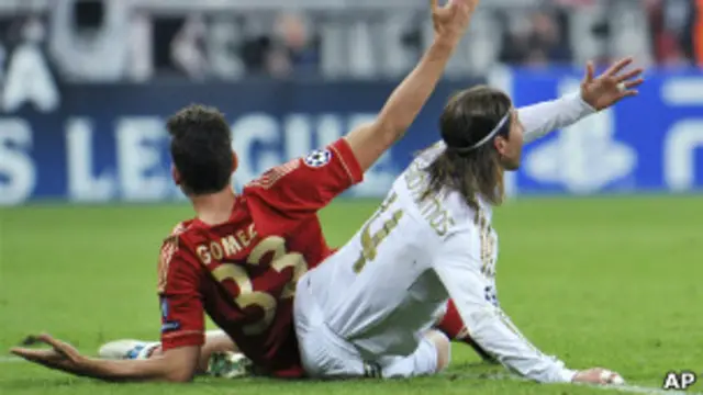 Эпизод матча "Бавария-Реал"