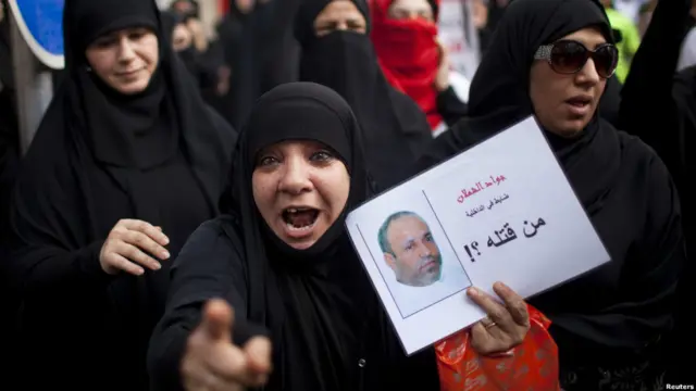 Foto seorang pengunjuk rasa yang tewas