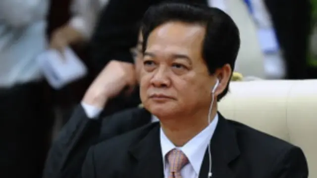 Ông Nguyễn Tấn Dũng ở hội nghị Asean tại Phnom Penh 2012