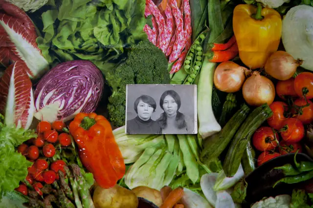 Фотография на овощах