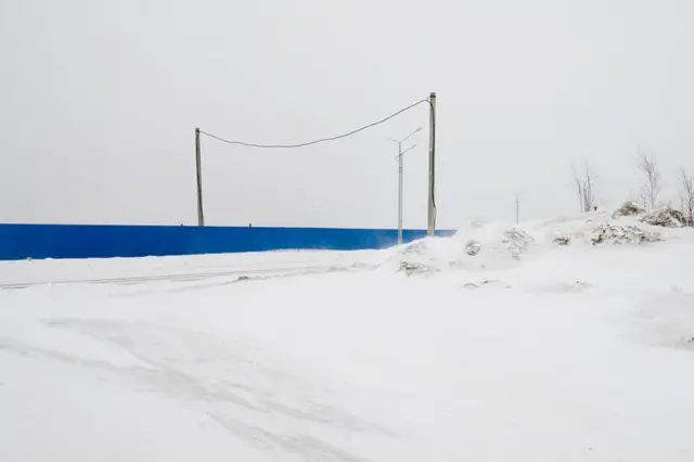 Дорога в снегу