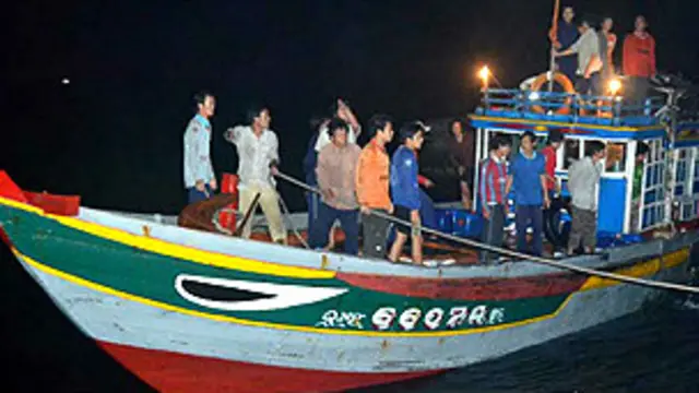 Ngư dân Lý Sơn được thả về