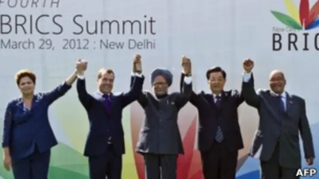 Mandatarios de los BRICS