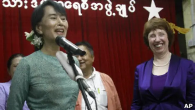 Bà Catherine Aston thăm Miến Điện