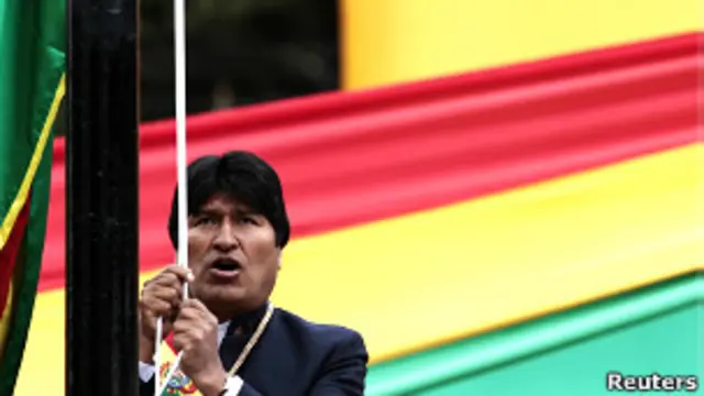 Evo Morales, presidente de Bolivia