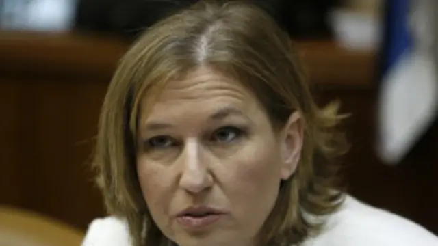 Bà Tzipi Livni, Bộ trưởng Tư pháp Israel và trưởng phái đoàn đám phán với Palestine, tỏ ra lạc quan về những diễn biến mới nhất