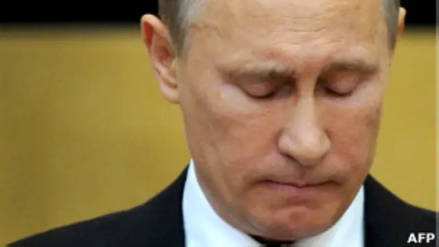 Владимир Путин выступает в Госдуме 11 апреля 2012 года