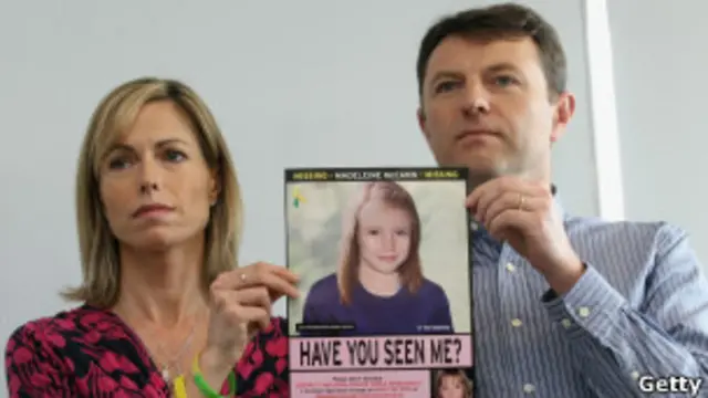 Padres de Madeleine con una versión de cómo se vería la pequeña