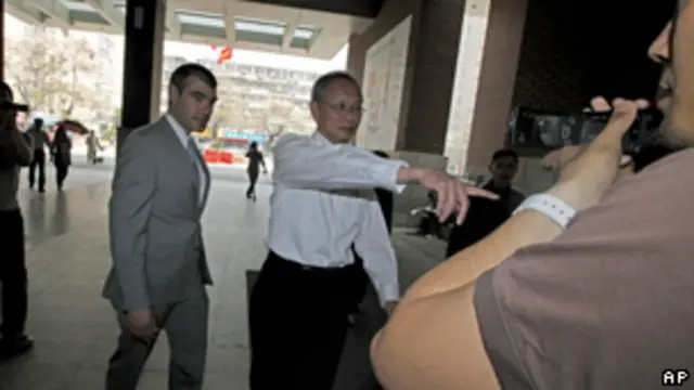 Ông Robert Wang ở bệnh viện