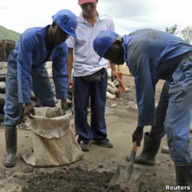 Projeto chinês de mineração no Congo