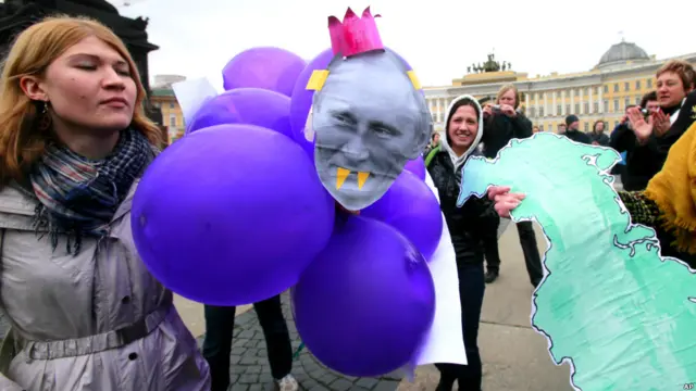 Протесты в Петербурге