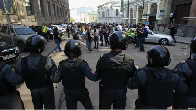 На улицах Москвы