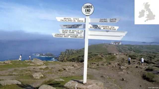 Land's End, Cornualha (Fotos: LOCOG/VisitBritain.com) 