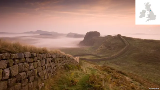 A Muralha de Adriano (Fotos: LOCOG/VisitBritain.com) 