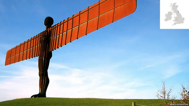 Anjo do Norte, de Anthony Gormley (Foto: Bonita Suraputra)