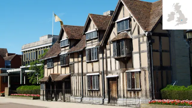 Local de nascimento de Shakespeare (Foto: VisitBritain.com)