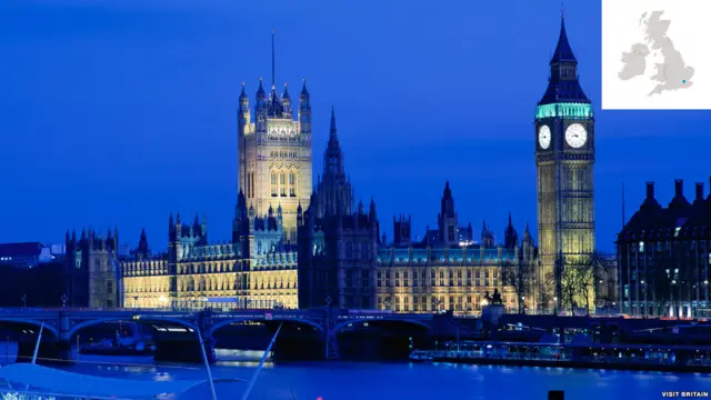 Big Ben e as Casas do Parlamento (Foto VisitBritain.com)