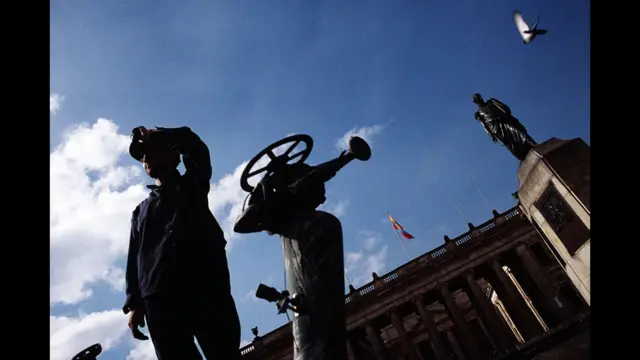 Plaza de Bolívar, Bogotá. Foto: Stephen Ferry