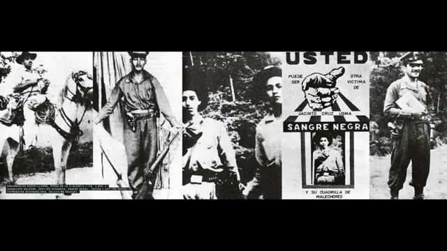 Comadantes guerrilleros de la época de La Violencia en Colombia. Colección Sánchez..