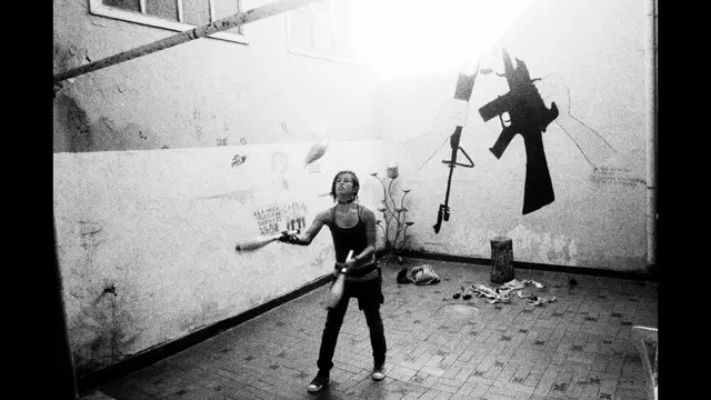 Sede de la Red Juvenil de Medellín. Medellín, Antioquia, agosto 2009. Foto: Stephen Ferry