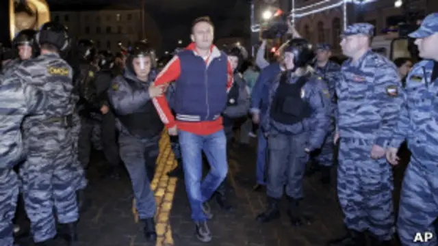 Задержание Алексея Навального